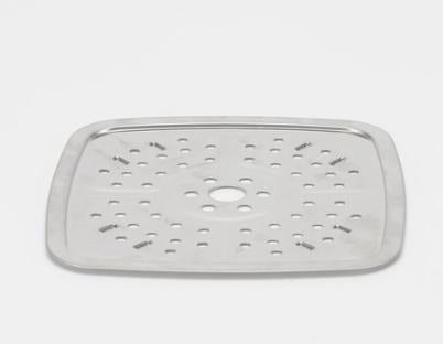 Set Tigaie Multifuncțională 4 Piese – 24 x 24 x 9,5 cm – Compatibilă cu Inducție, Antiaderentă, Rezistentă la Zgârieturi, cu Capac, Coș și Grătar pentru Gătit la Abur