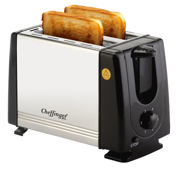 Chefinger Edelstahl-Toaster