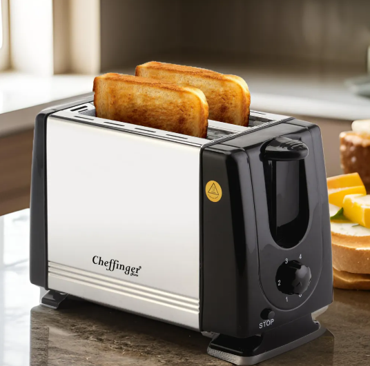 Chefinger Edelstahl-Toaster