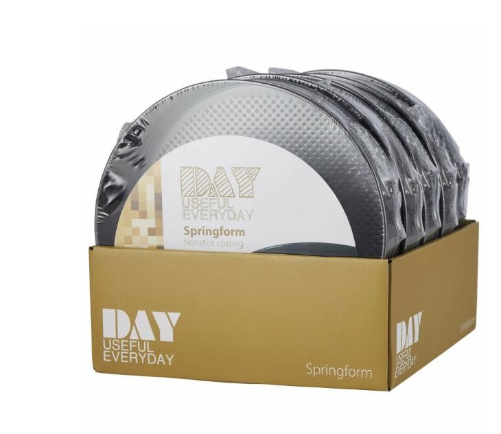 Formă de copt rotundă cu inel detașabil – Ø 28 cm, 7 cm înălțime, din oțel carbon