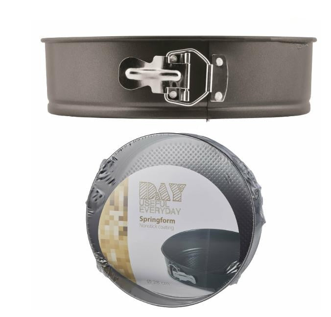 Formă de copt rotundă cu inel detașabil – Ø 28 cm, 7 cm înălțime, din oțel carbon