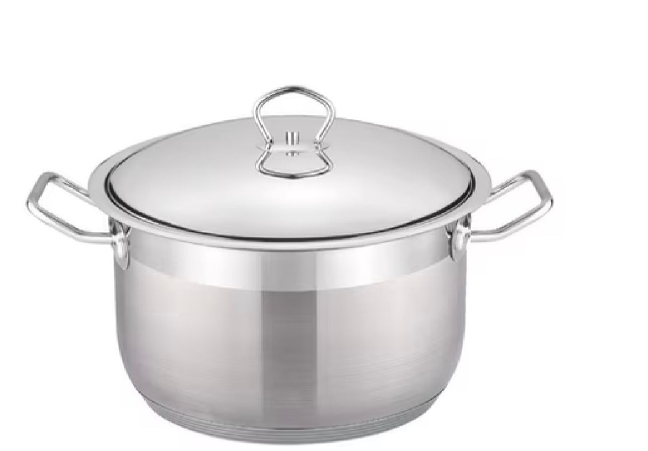 Oală XXL Cheffinger din inox cu capac – 26 L, Ø 40 cm