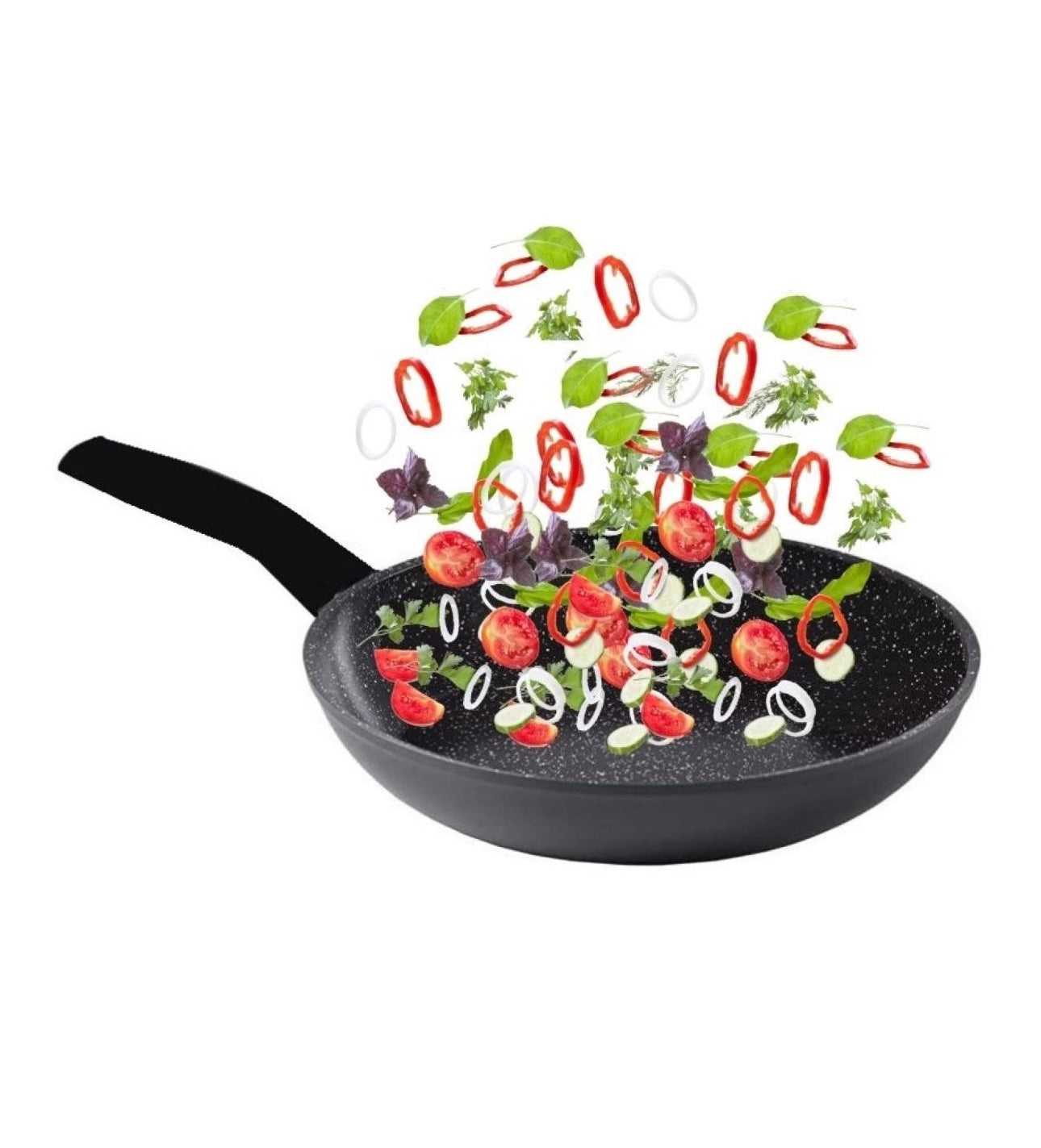 CHEFFINGER XL Tigaie pentru Prăjit - Inducție - Ø 30 cm - Model FFP-30 - Negru