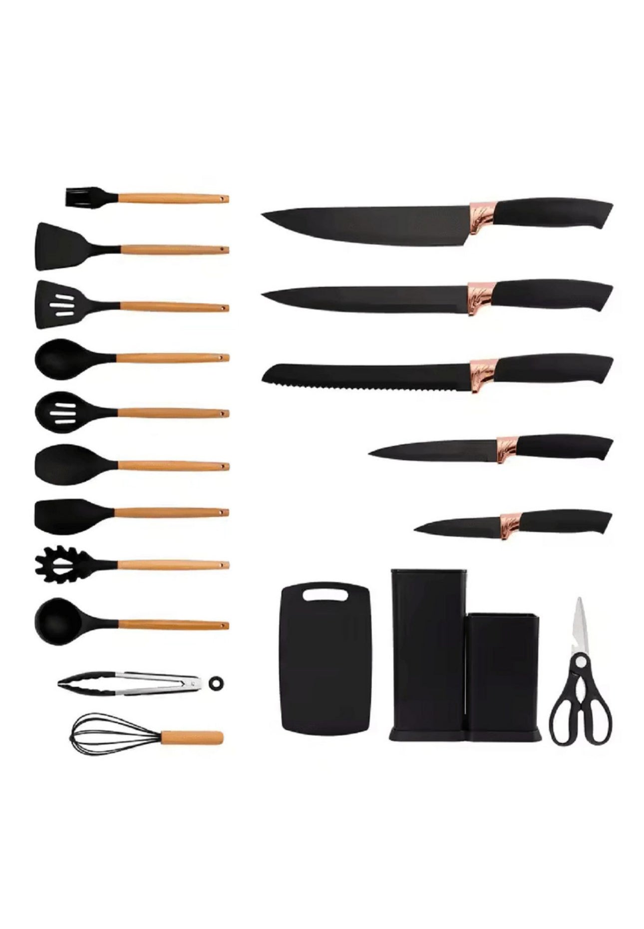 Set Complet de Ustensile de Bucătărie - 19 Piese