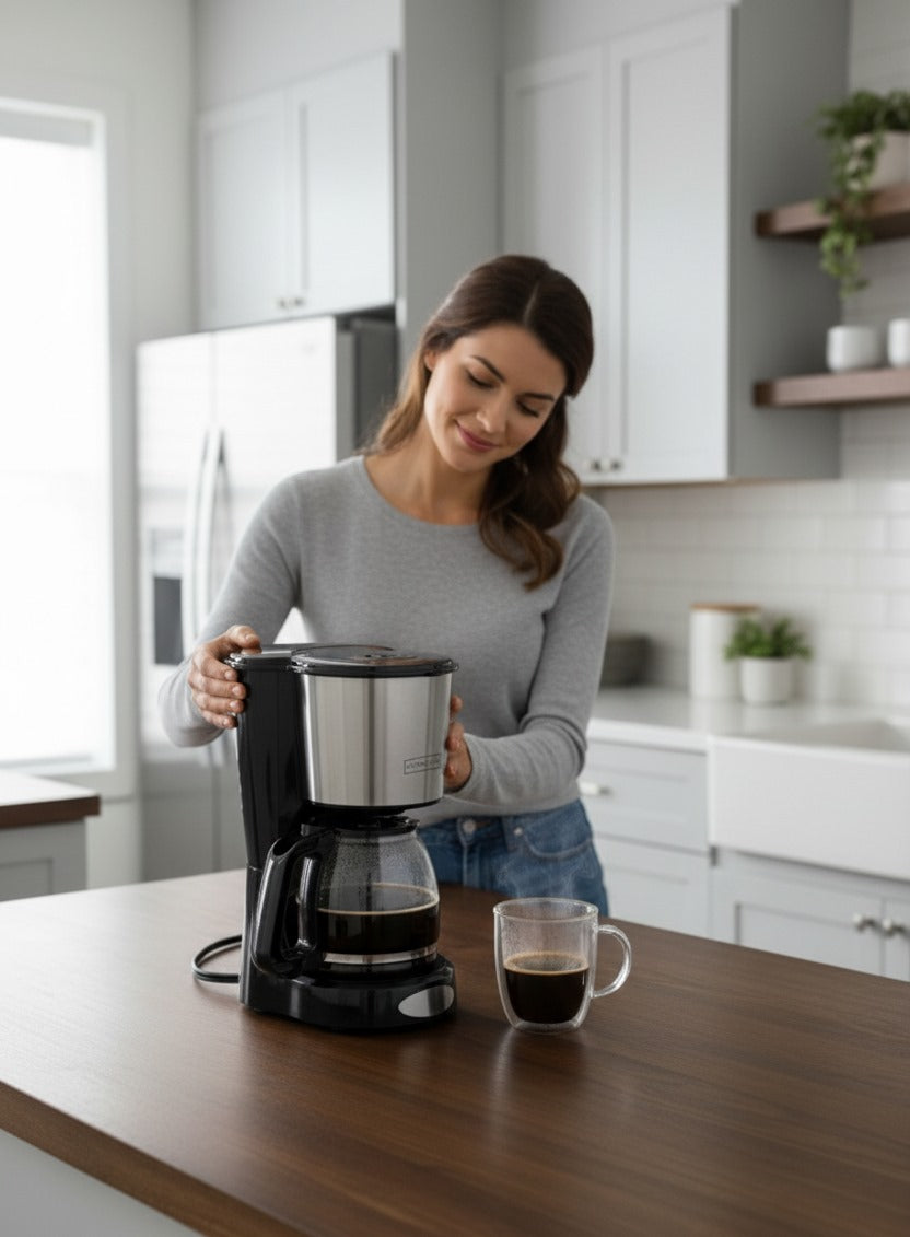 ☕ Mașină de cafea cu filtru Home Star 1,2 L 🌟