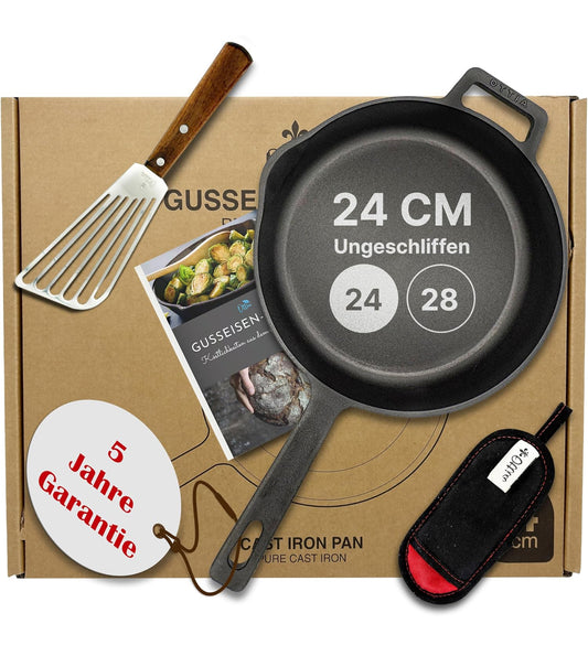 Tigaie din fontă Ottia, Inducție 24 cm**