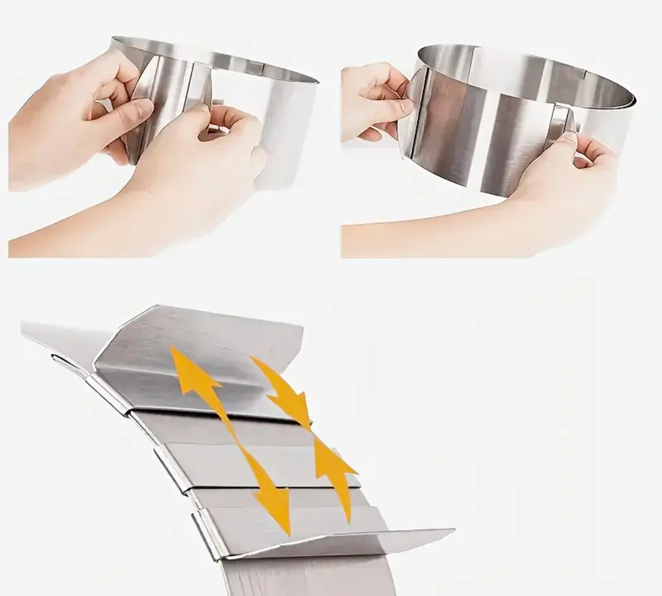 Inel versatil din oțel inoxidabil - Reglabil 15.24cm-30.48cm