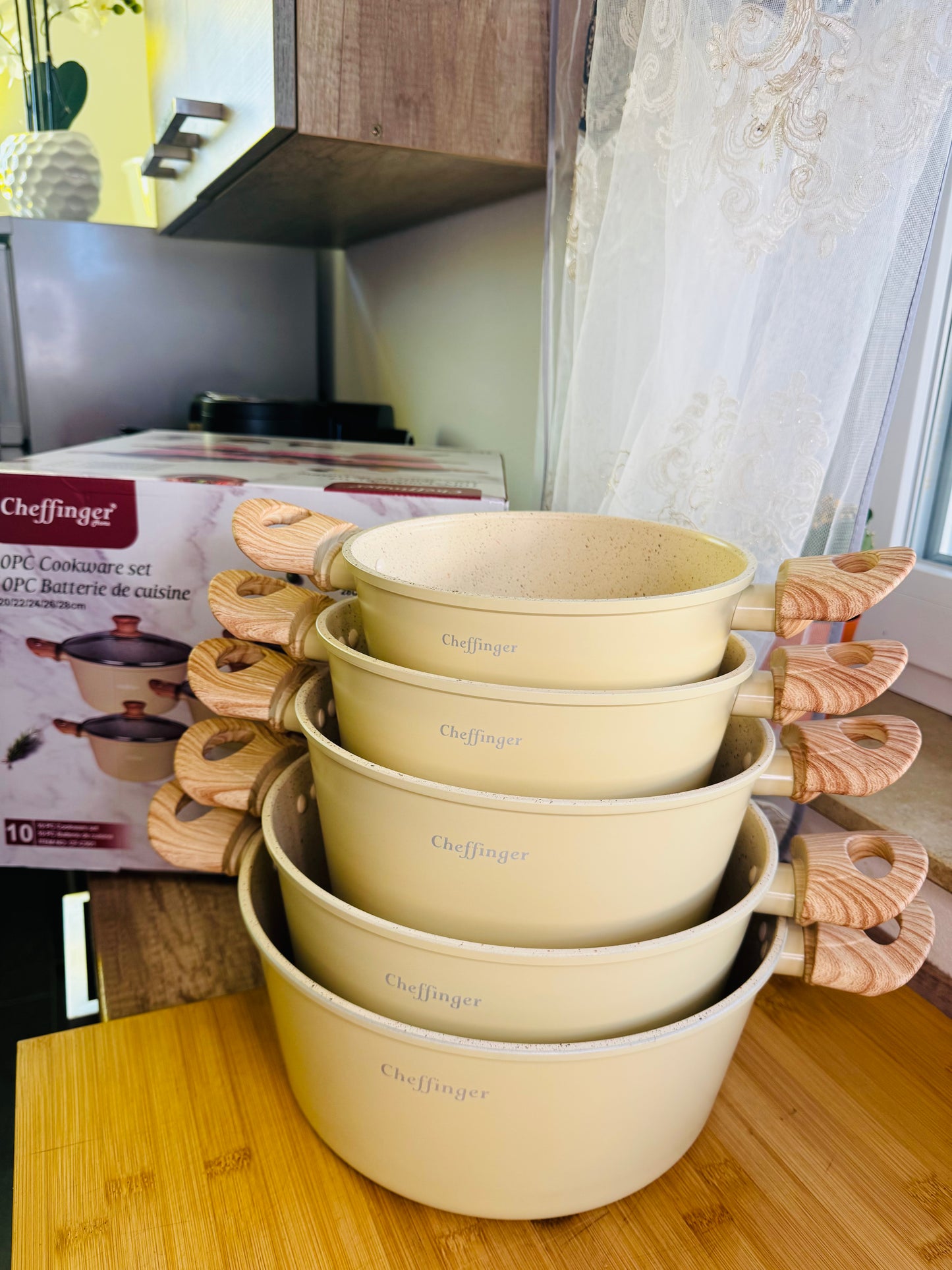 **Set de Oale 10 piese (20-22-24-26-28 cm) pentru Inducție 🍳✨**