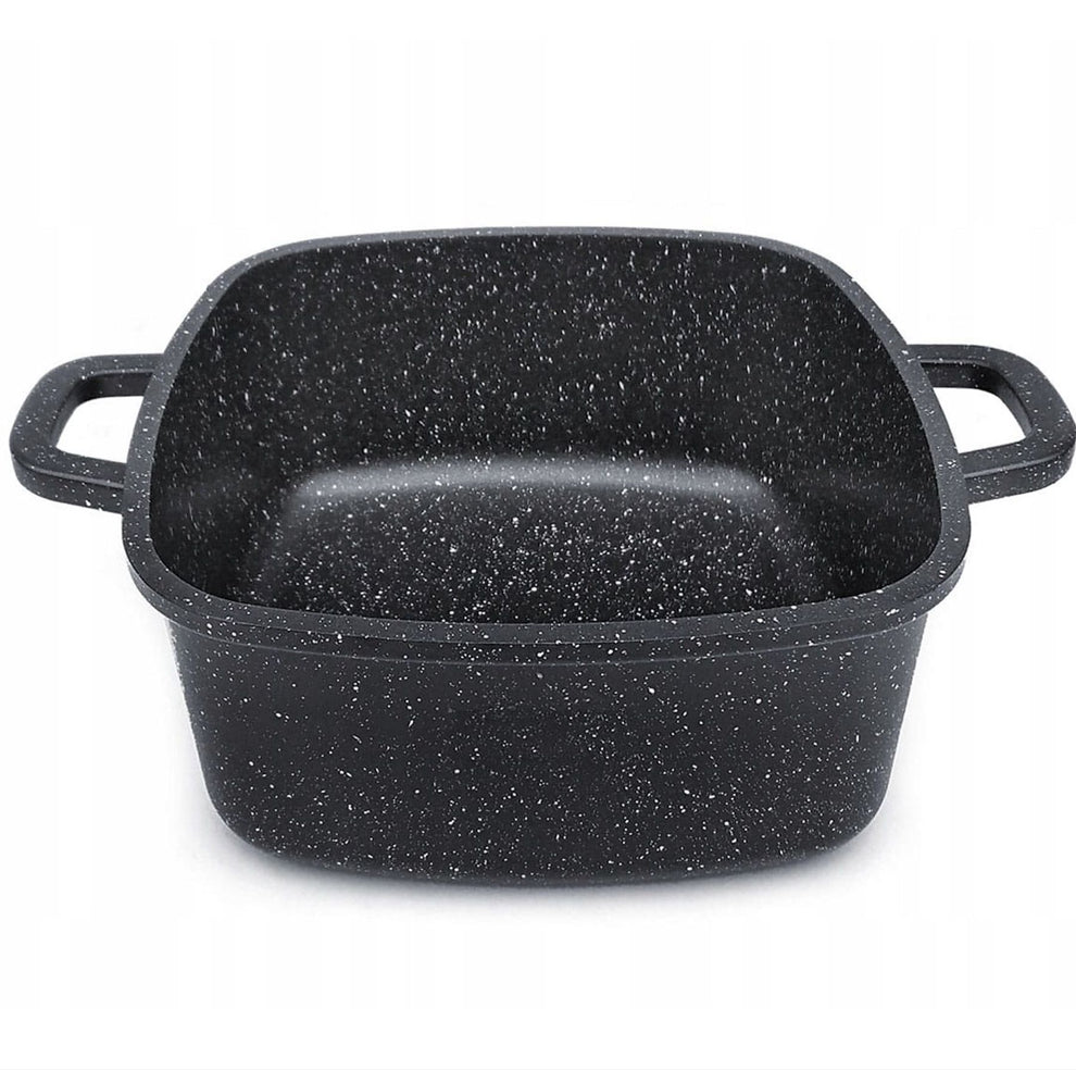 **Set de Oale Brattopf Quadratic 6 piese 🍳✨** Inductie/Gaz/Foc deschis