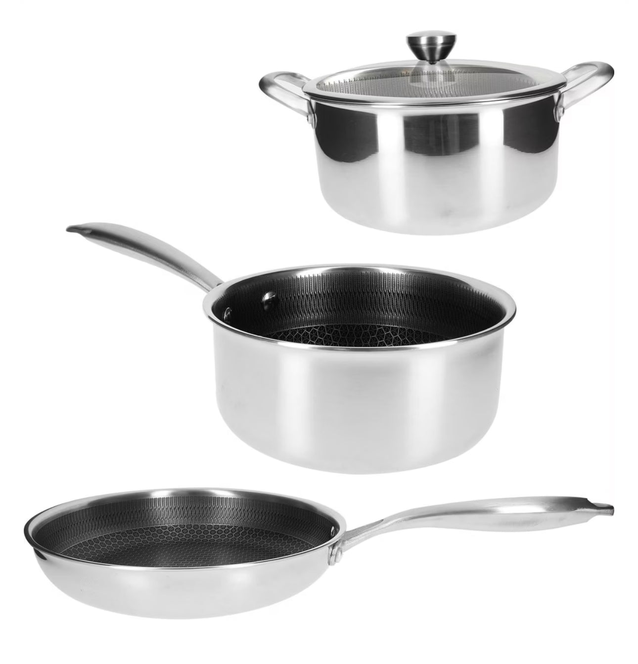 Set de Gătit PREMIUM din Oțel Inoxidabil 18/10 - 10 Piese** 🥘✨