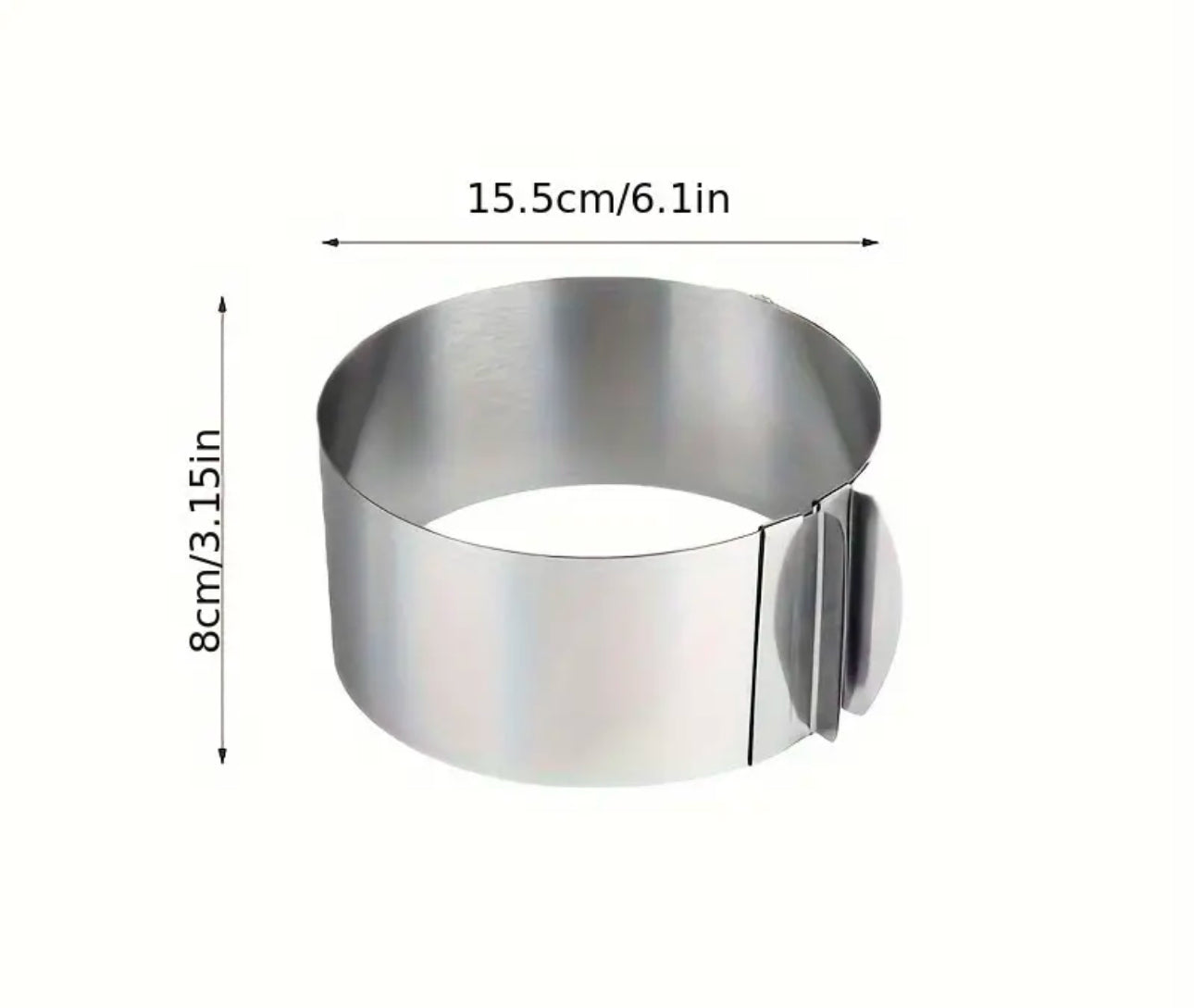 Inel versatil din oțel inoxidabil - Reglabil 15.24cm-30.48cm