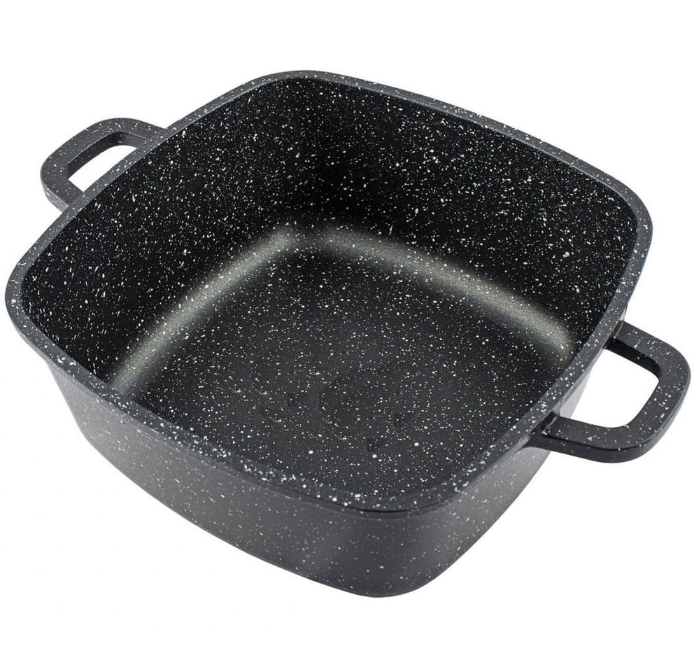 **Set de Oale Brattopf Quadratic 6 piese 🍳✨** Inductie/Gaz/Foc deschis