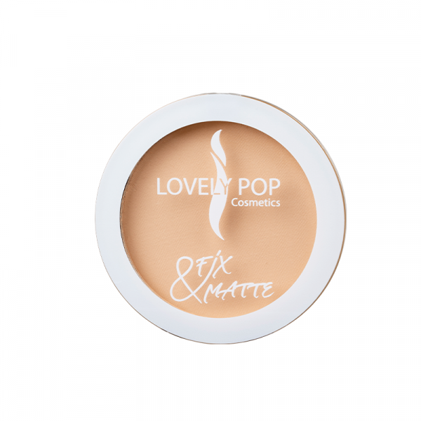 🌸 Pudră Compactă Fix & Matte N°2 – Lovely Pop