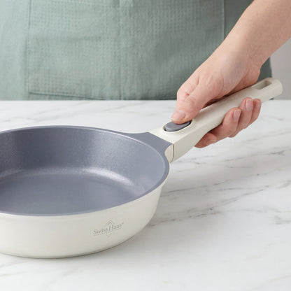 🍳 Set oale și tigăi 19 piese SwissHaus – Ceramică Sapphire, antiaderent, pentru toate tipurile de plite & cuptor
