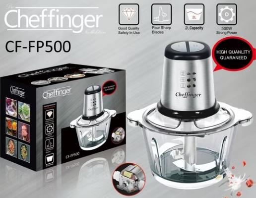 Procesor de Alimente Multifuncțional - – 500W | Bol 2 Litri |