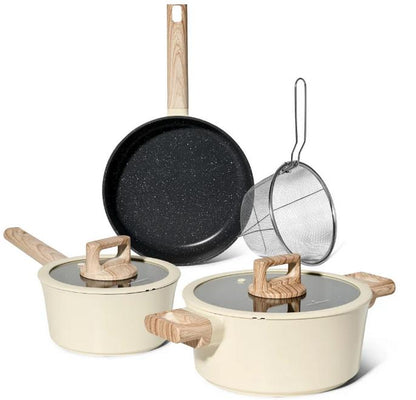 Set Vase de Gătit Just Perfecto – 6 Piese, Bej