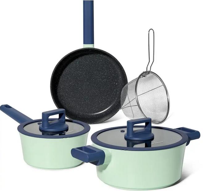 Set Vase de Gătit Just Perfecto – 6 Piese, Verde