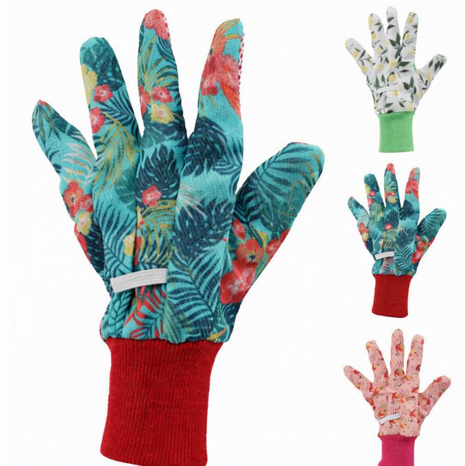 🌸 Mănuși de grădină cu model floral – Confort, protecție & stil