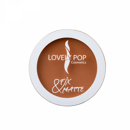 🌟 Poudre Compacte Fix & Matte N°9 – Lovely Pop