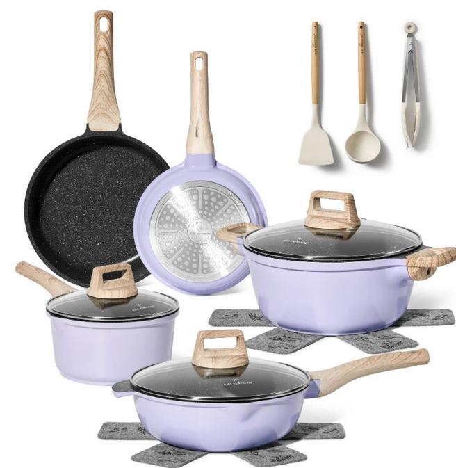 Set Vase de Gătit Just Perfecto – 13 Piese, Mov