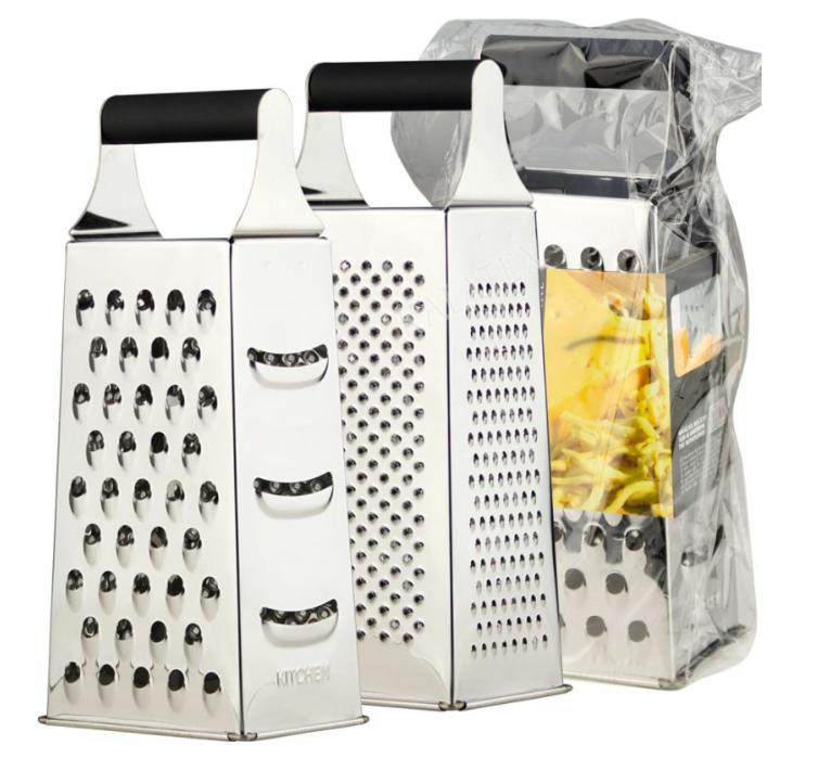 Răzătoare din oțel inoxidabil, 4 fețe – 10 x 8 x 24 cm