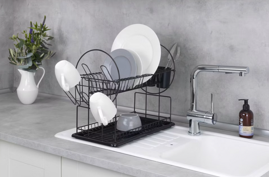 Suport pentru vase Premium Duo Negru Wenko