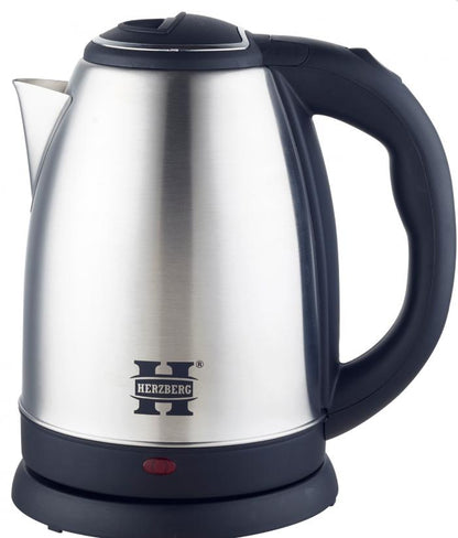 Fierbător Electric din Inox, 1.8L, 1500W – Gri/Argintiu