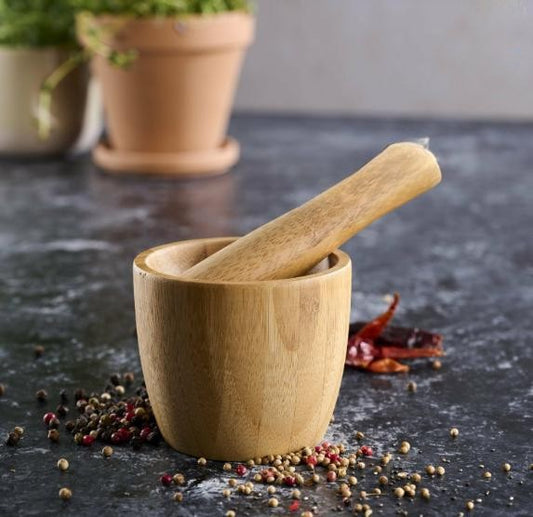 Mojar cu pistil din bambus – 9 cm diametru