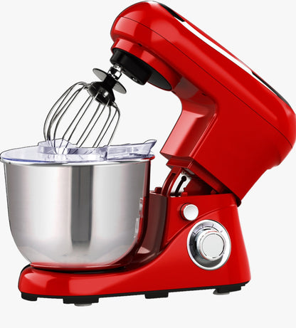 Robot de Bucătărie Cheffinger Home – 1600 W, Bol Inox 6,5 L, 6 Viteze, Roșu