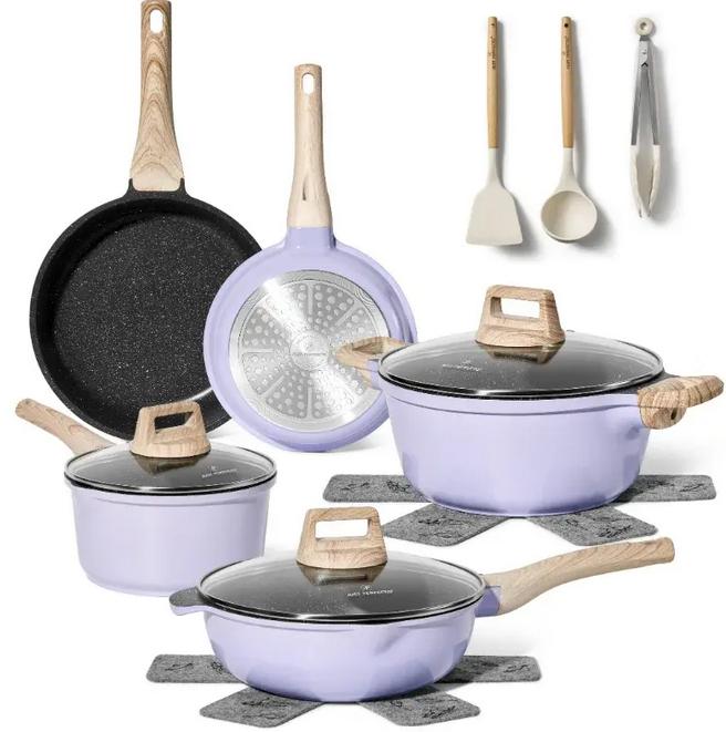 Set Vase de Gătit Just Perfecto – 13 Piese, Mov
