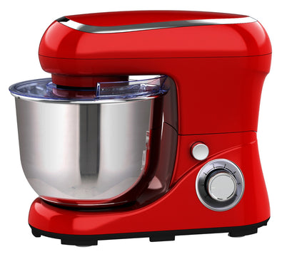 Robot de Bucătărie Cheffinger Home – 1600 W, Bol Inox 6,5 L, 6 Viteze, Roșu