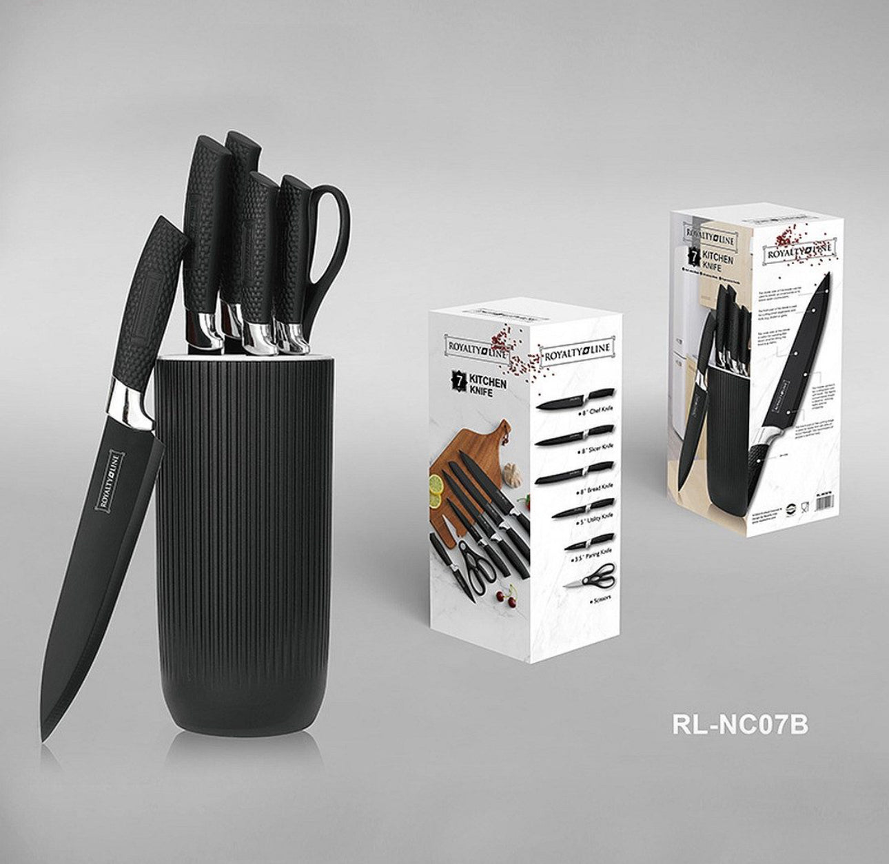 Set de cuțite Royalty Line 7 piese
