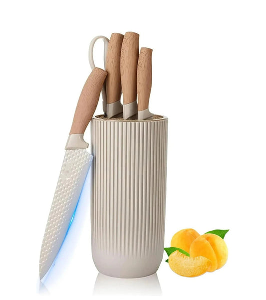 Set de Cuțite Premium 7 Piese din Oțel Inoxidabil - Precizie și Eleganță în Bucătărie 🍽️✨