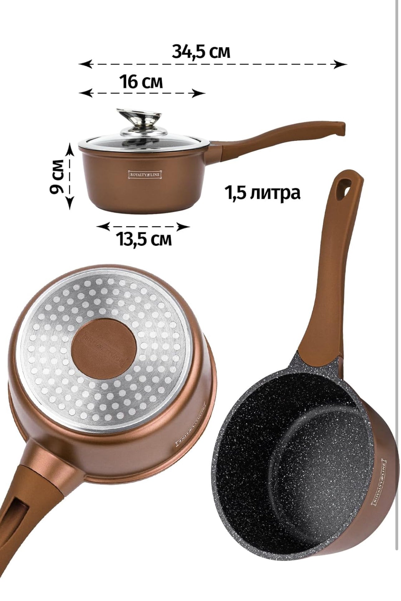 Set de vase 13 piese Cooper 🍳✨**