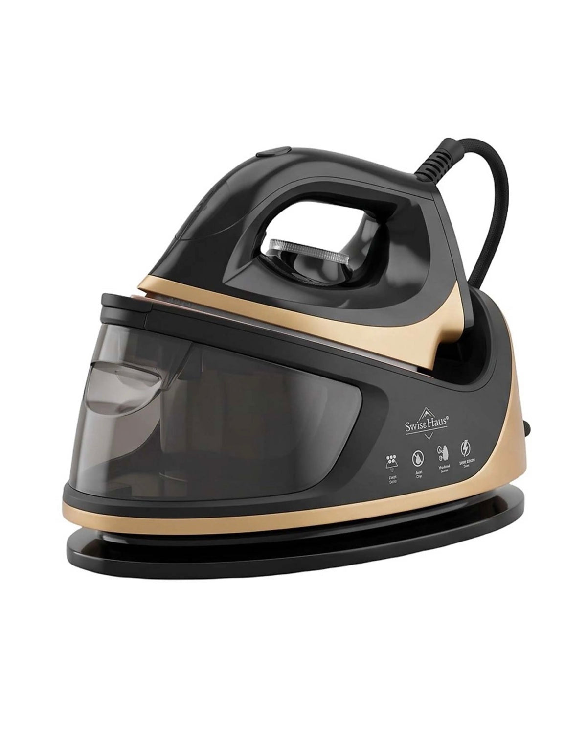 Stație de călcat cu abur – talpă ceramică, rezervor de 1,1 L, putere 2000–2250 W