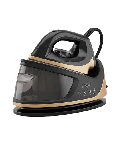 Stație de călcat cu abur – talpă ceramică, rezervor de 1,1 L, putere 2000–2250 W