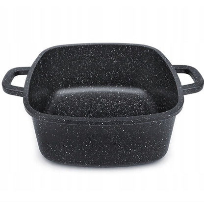 **Set de Oale Brattopf Quadratic 6 piese 🍳✨** Inductie/Gaz/Foc deschis