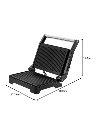 Royalty Line Panini Maker Negru - Grătar Versatil pentru Panini, Burgeri și Mai Multe!