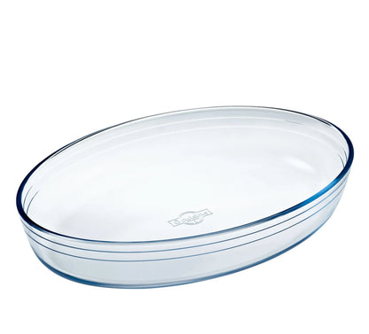 **Vas de Yena Oval din Sticlă Borosilicată OCUISINE - 3 L, 35 x 24 cm**