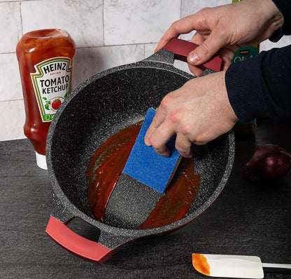 Set de vase 13 piese Burgundy 🍳✨**