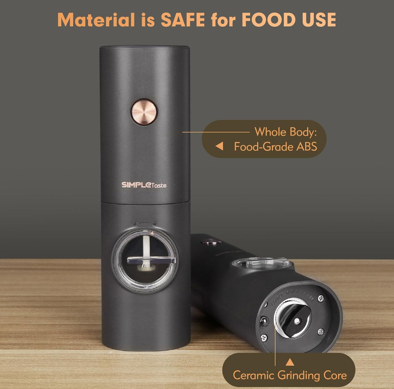 Râșnițe pentru sare și piper electrice