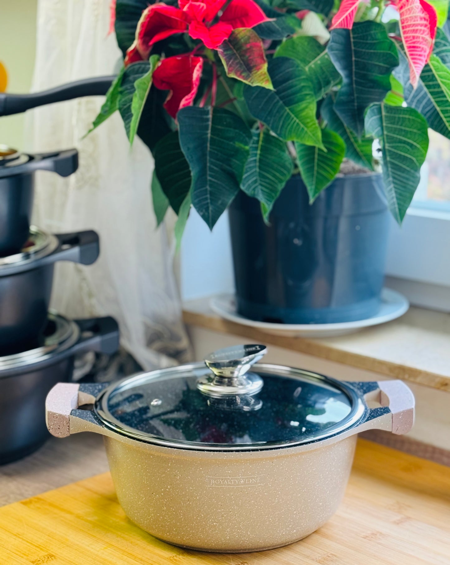 🍳 ** Set de vase 13 piese Bej 🍳✨**