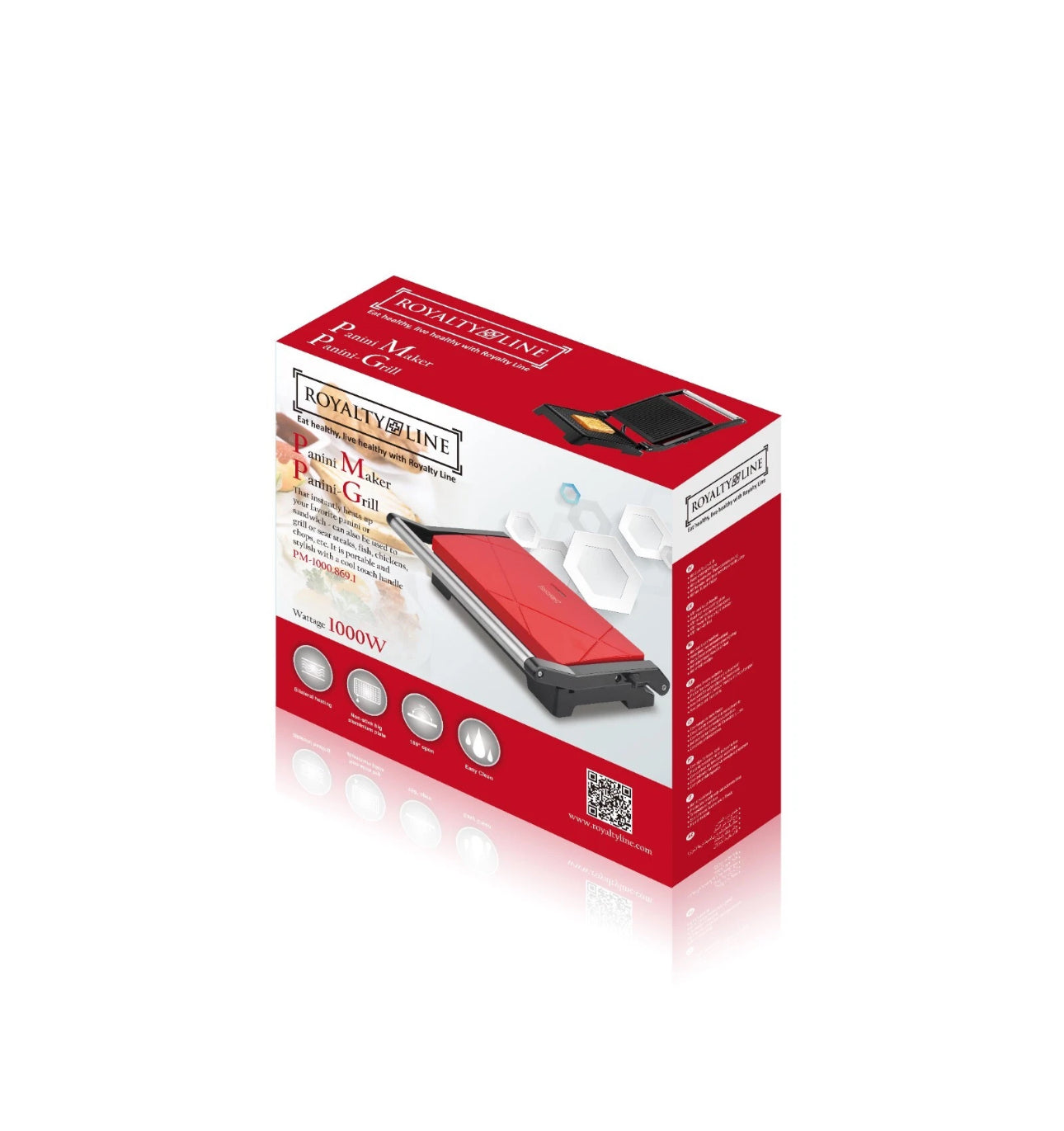 Toaster Royalty Line – 1000W
– Compact și ușor – Antiaderent