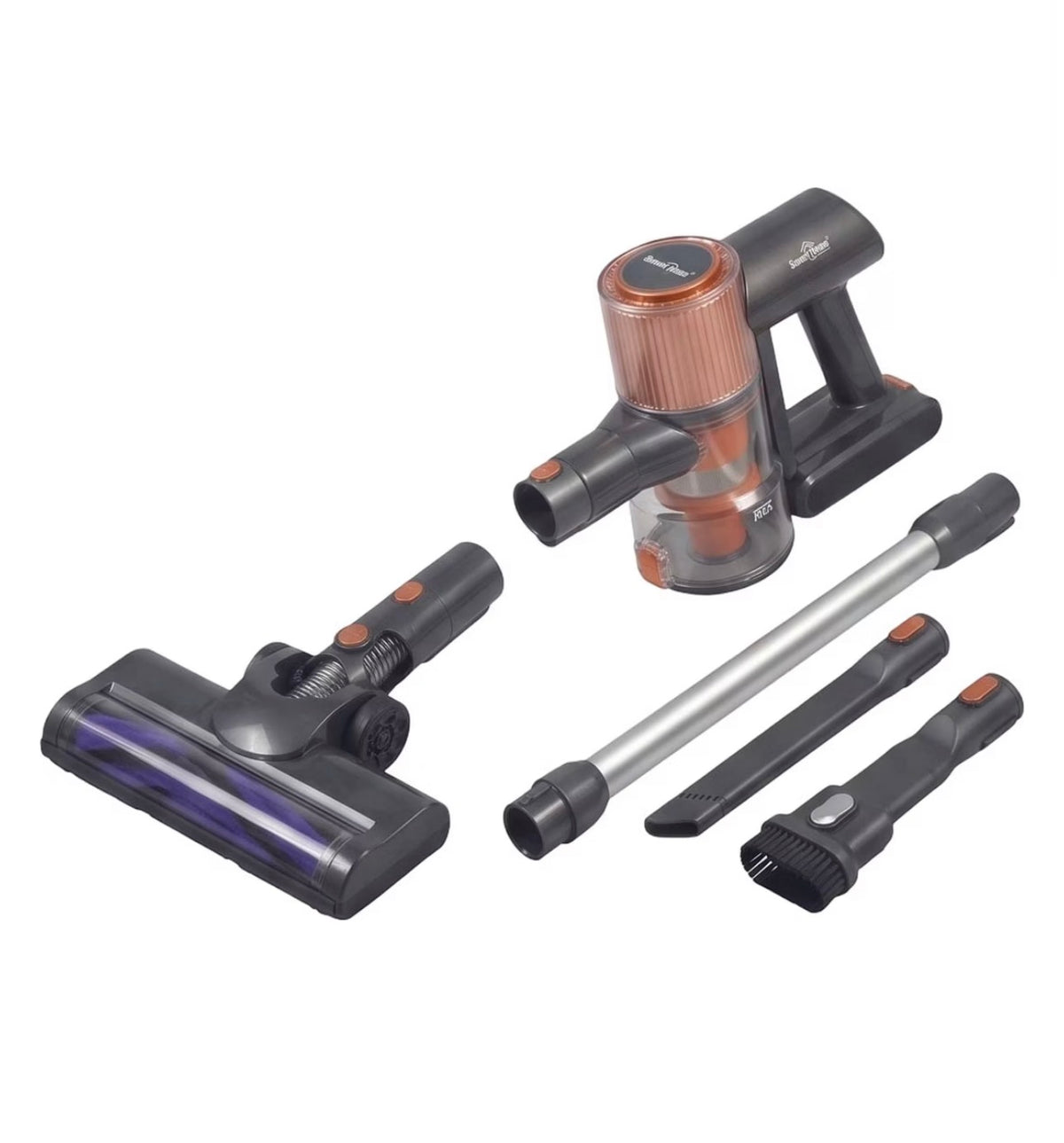 Aspirator vertical fără fir, cu 3 trepte de viteză și filtru HEPA