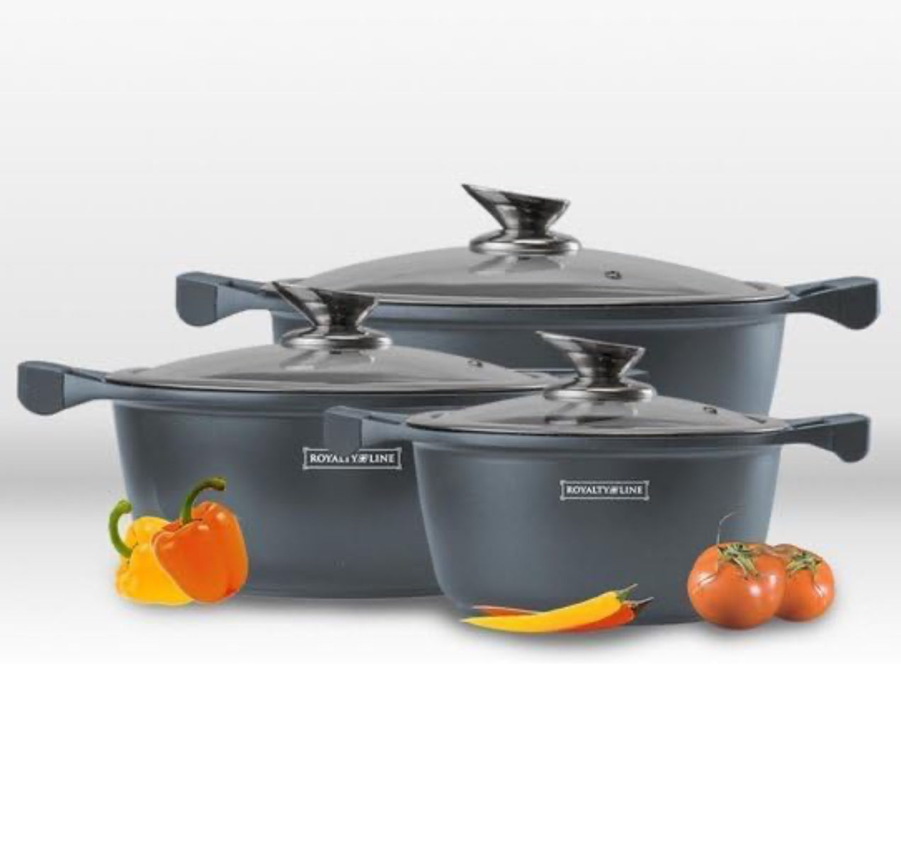 Set de vase 13 piese Silver 🍳✨