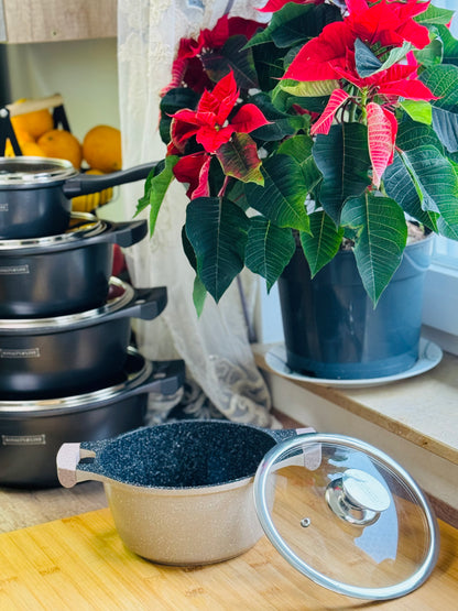 🍳 ** Set de vase 13 piese Bej 🍳✨**