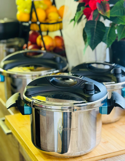 Oală sub presiune din oțel inoxidabil, 6 litri