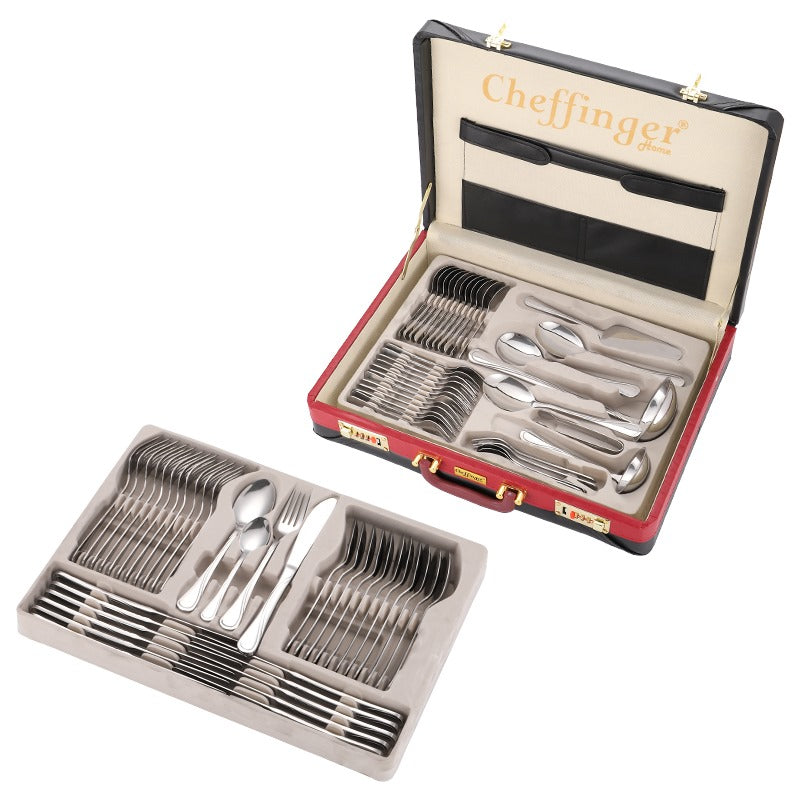 **Set cu Tacâmuri pentru 12 Persoane  - 72 Piese din Oțel Inoxidabil 18/10**