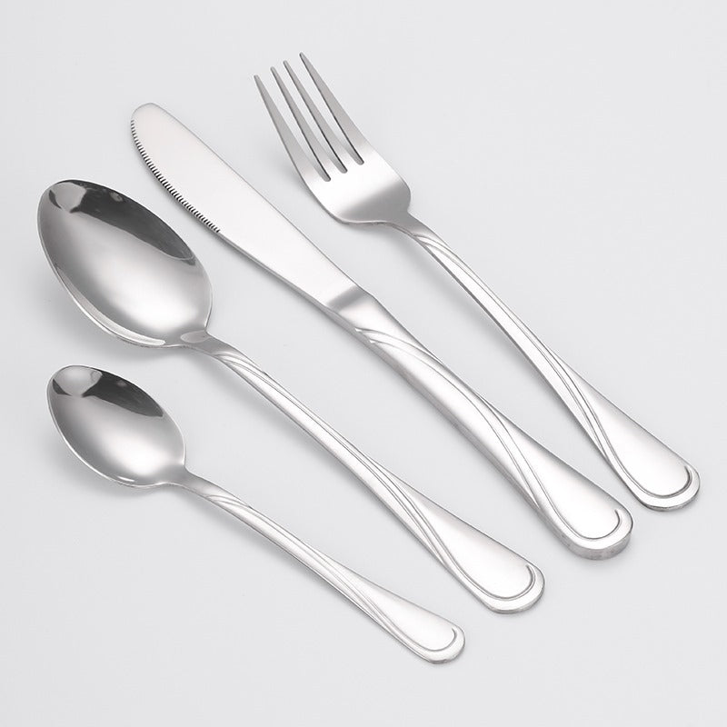 **Set cu Tacâmuri pentru 12 Persoane  - 72 Piese din Oțel Inoxidabil 18/10**