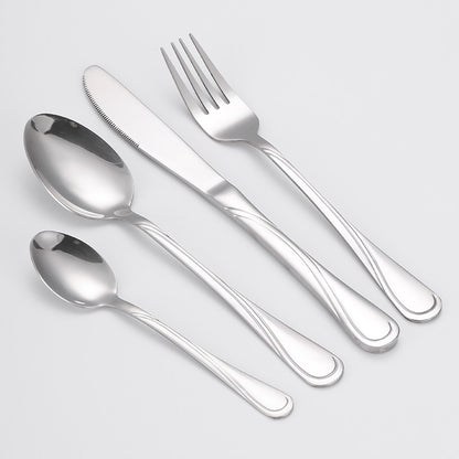 **Set cu Tacâmuri pentru 12 Persoane  - 72 Piese din Oțel Inoxidabil 18/10**